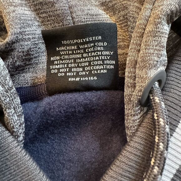 Colosseum Xavier Musketeers Logo Full Snap Hooded Jacket Men’s L Blue Gray New - Picture 9 of 14